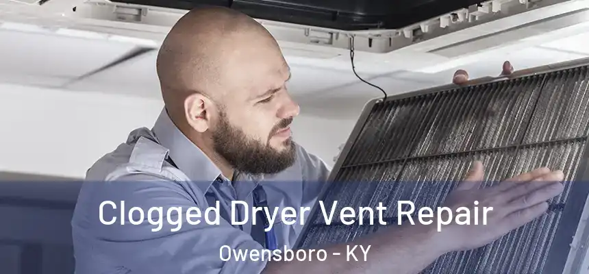  Clogged Dryer Vent Repair Owensboro - KY
